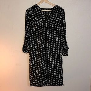 Geometric patterned dress